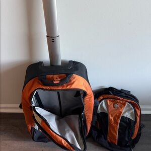 Timberland Rolling Luggage + Matching Backpack